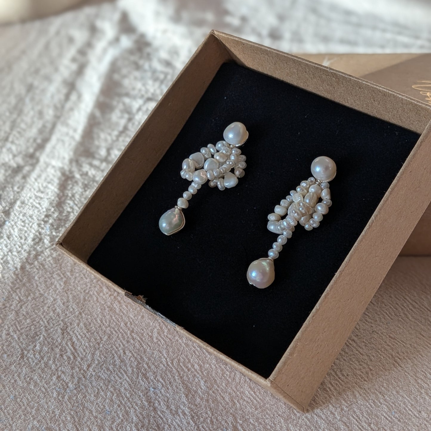 Elsie - Cluster Pearl Drop