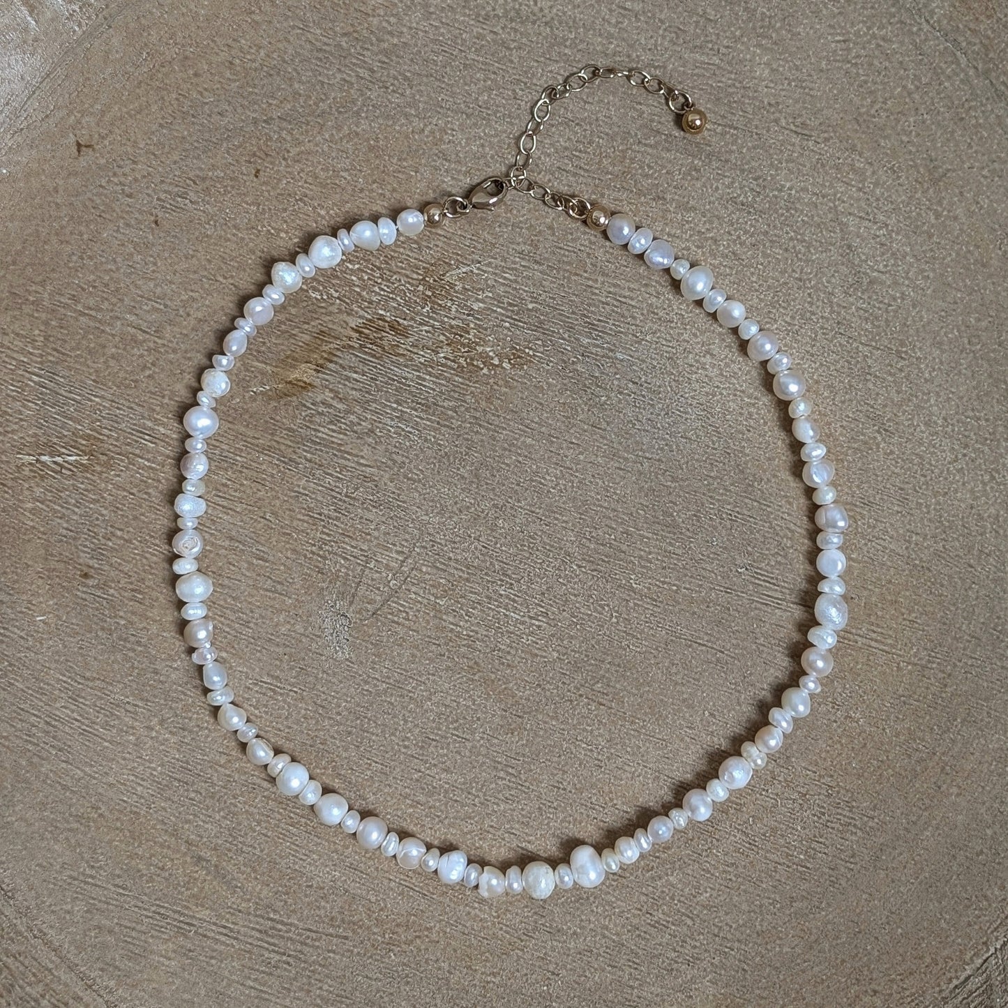Gold Filled Freshwater Pearl Necklace