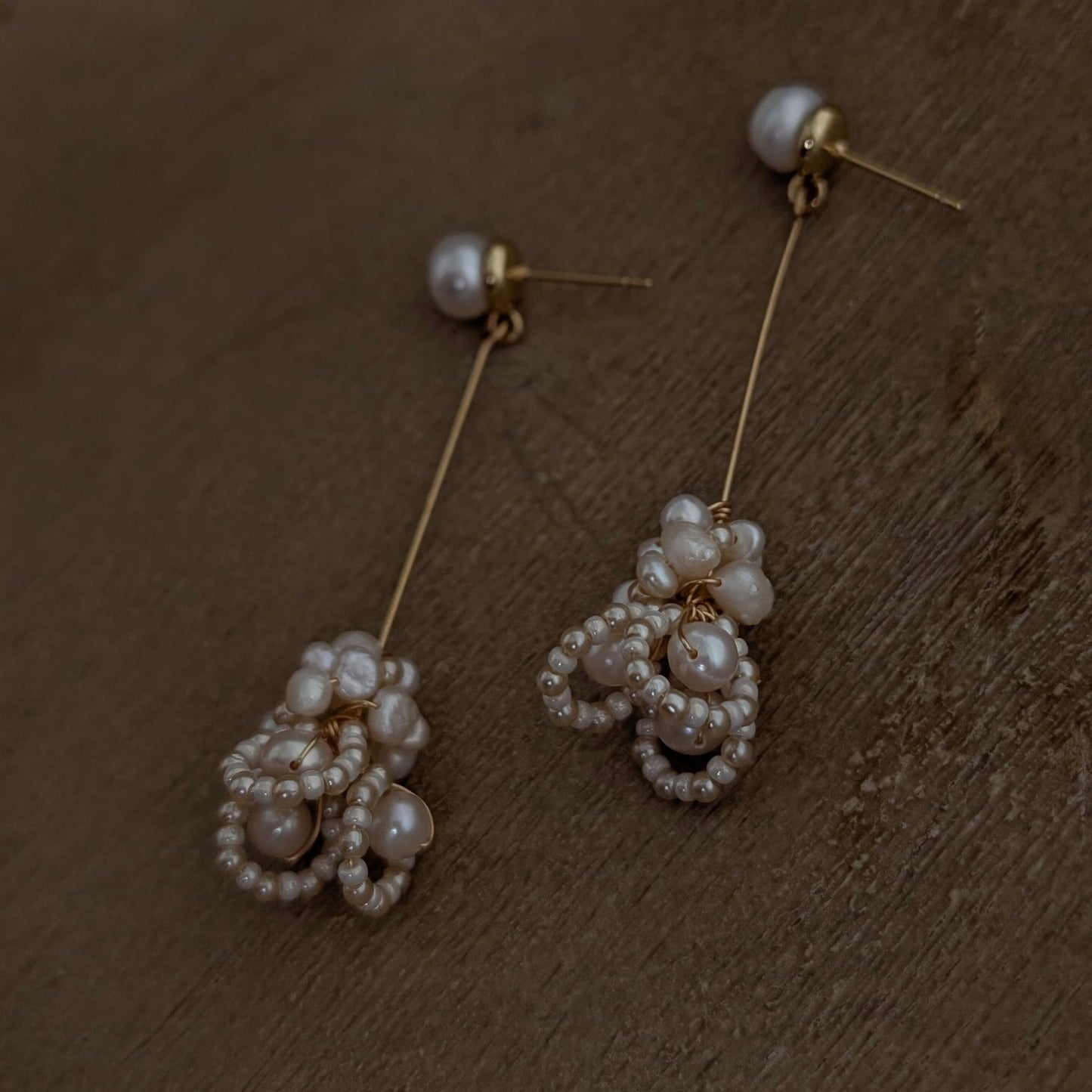 Ophelia - Pearl Drop Cluster