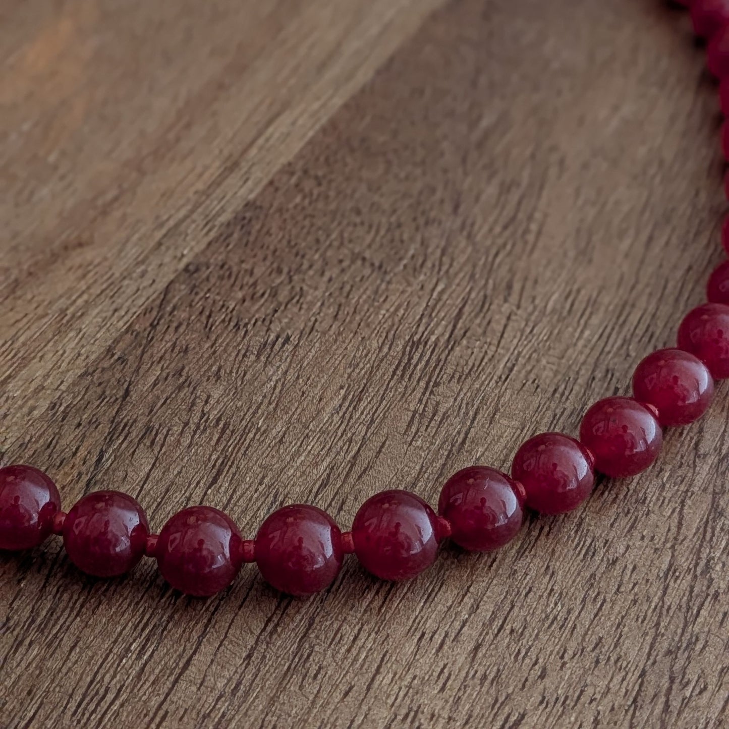Gigi - Red Jade Necklace