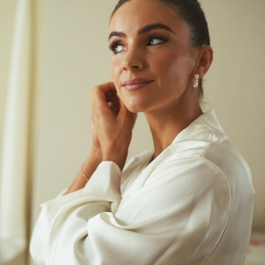 Rachel - Pearl & Beaded Drop