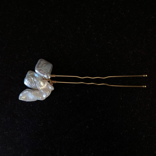 Billie - Freshwater Pearl Hair Pin