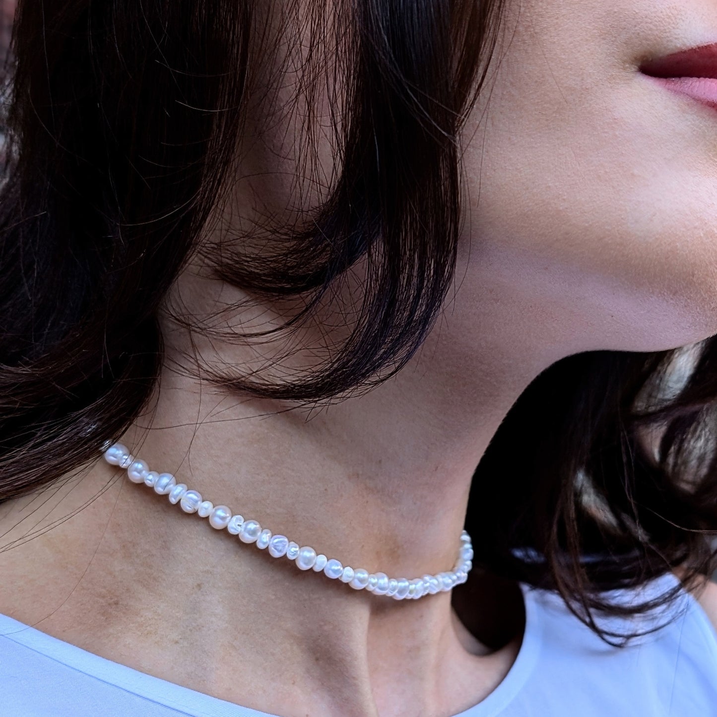 Gold Filled Freshwater Pearl Necklace