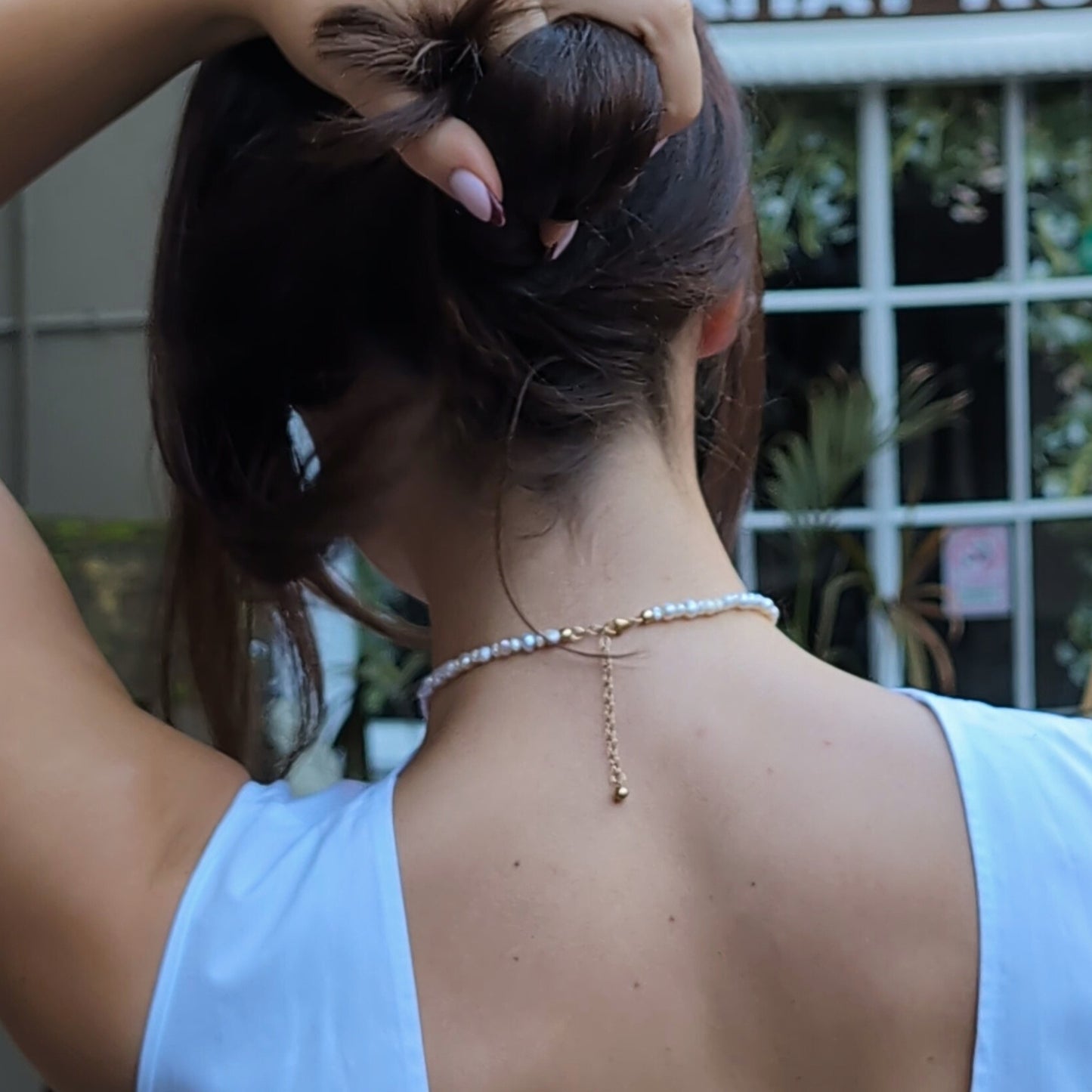 Gold Filled Freshwater Pearl Necklace