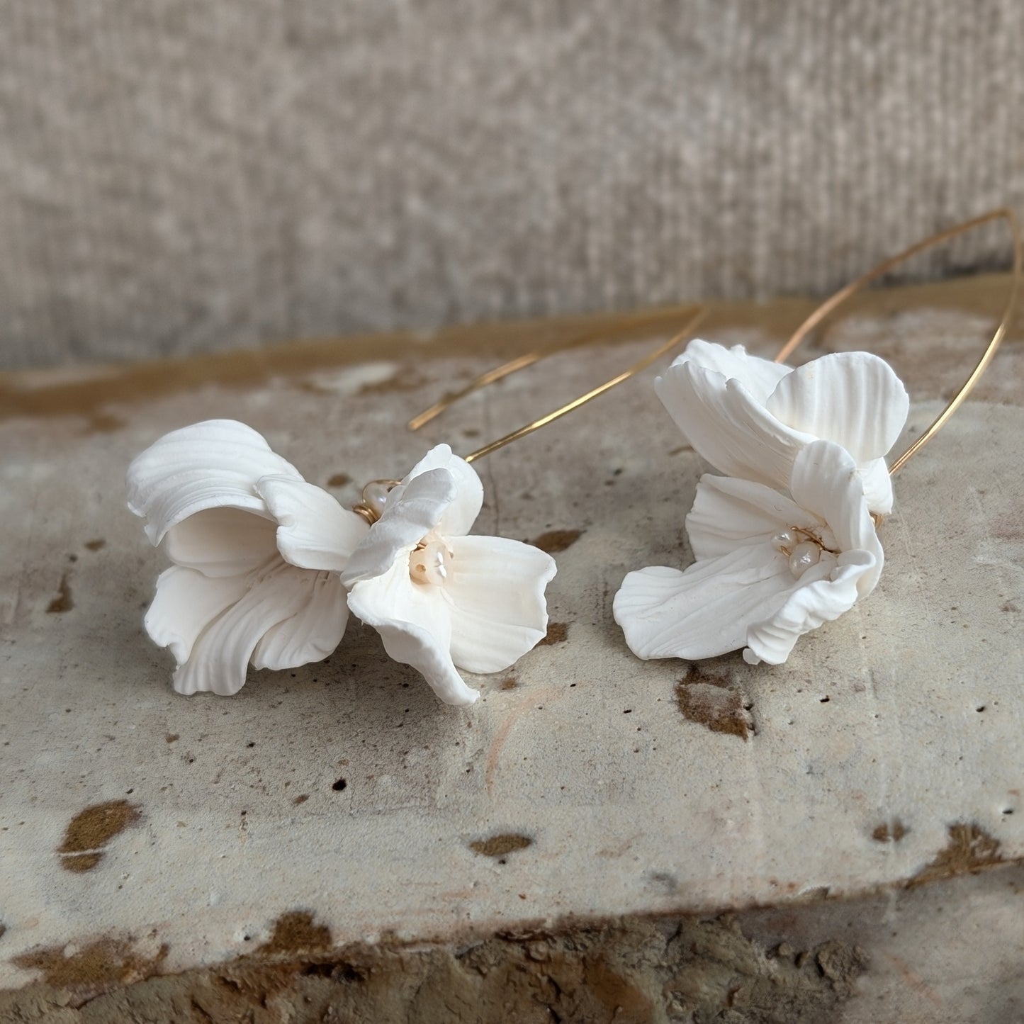 Elora - Hand Sculpted Clay Earrings