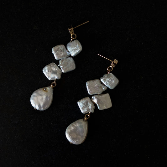 Rae - Pearl Drop Earrings