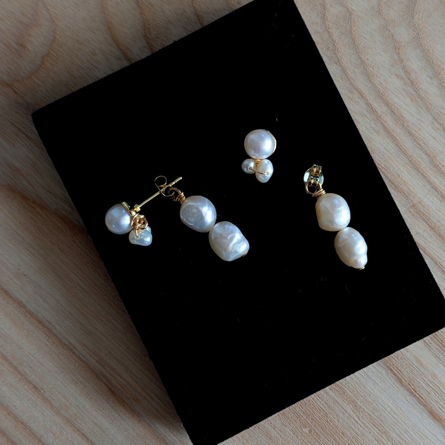 Marla - Pearl Stud & Drop Earring