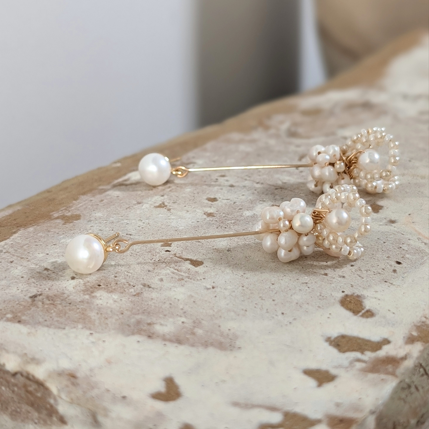 Ophelia - Pearl Drop Cluster