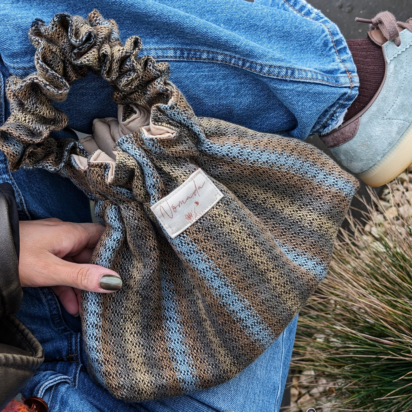 Tweed Lula Bucket Bag