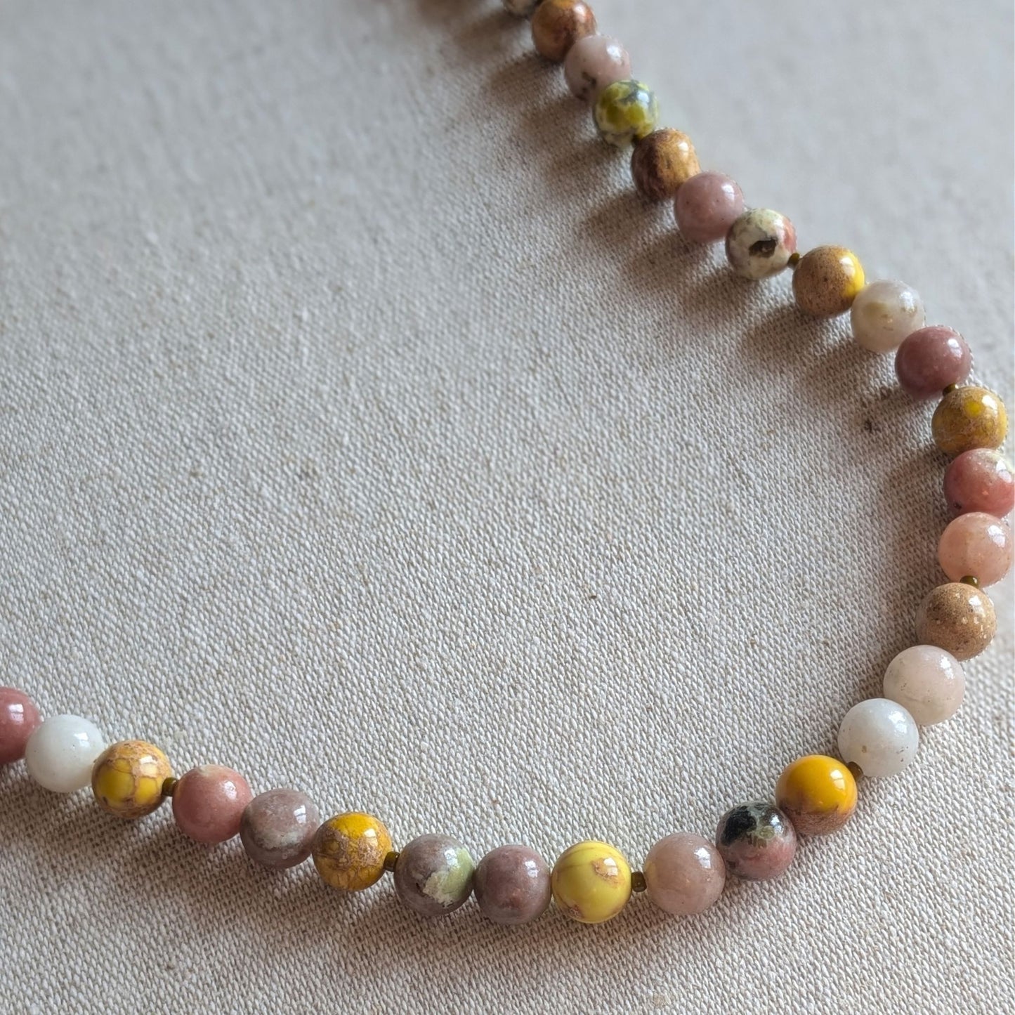 Amber - Natural Jasper Necklace