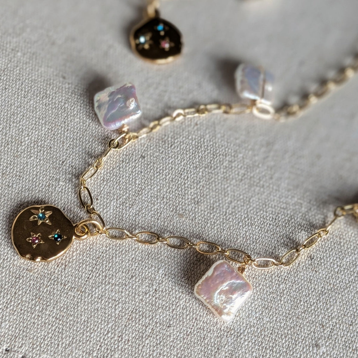 Astra - Charm & Pearl Necklace