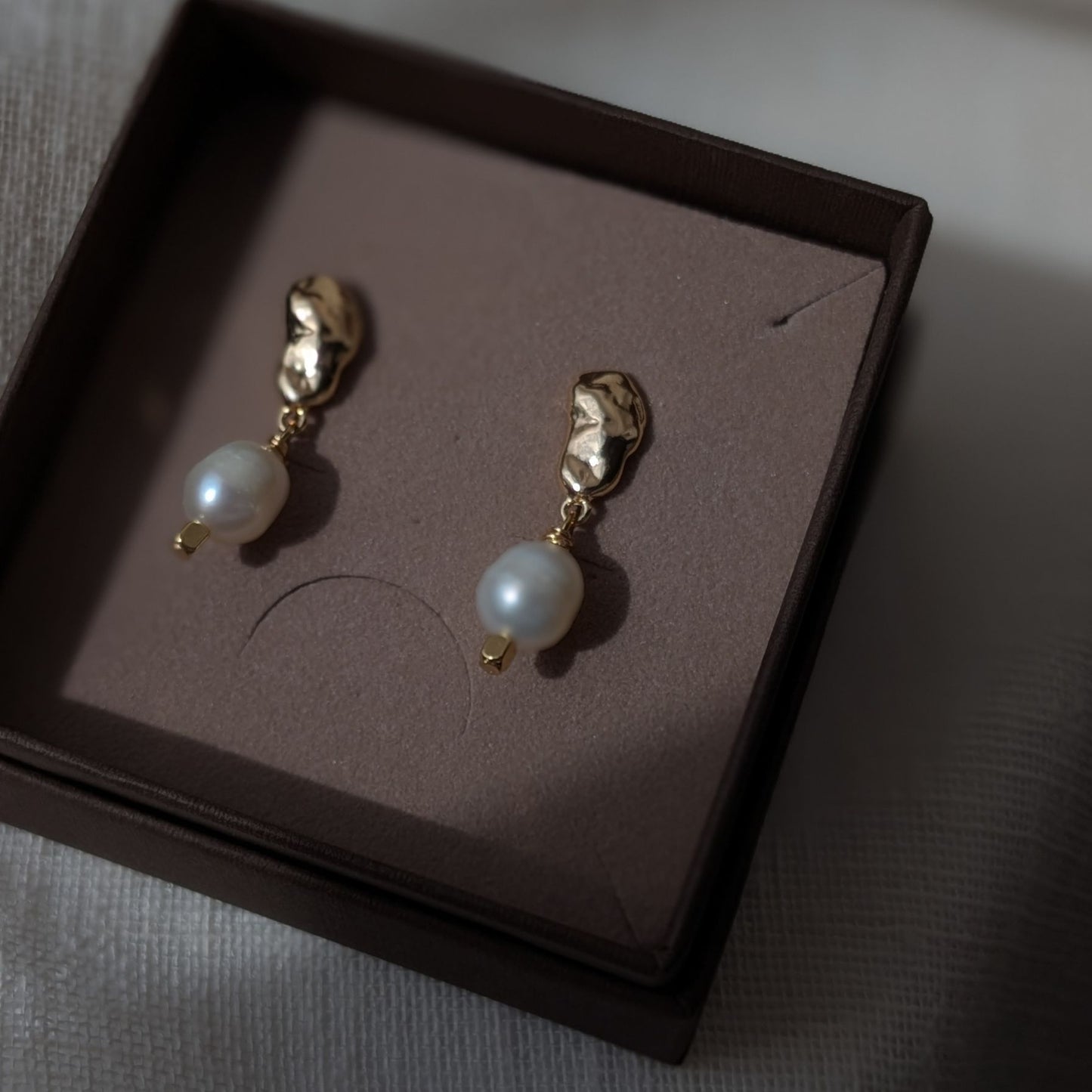 Grace - Textured Pearl Drop