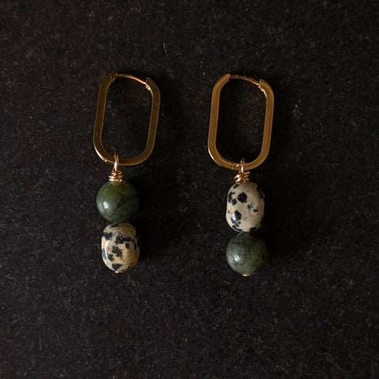 Jade - Jasper Earrings