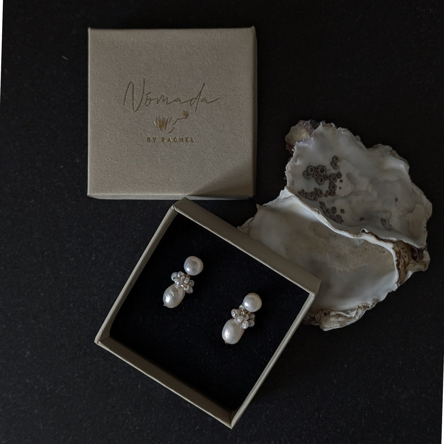 Rachel - Pearl & Beaded Drop