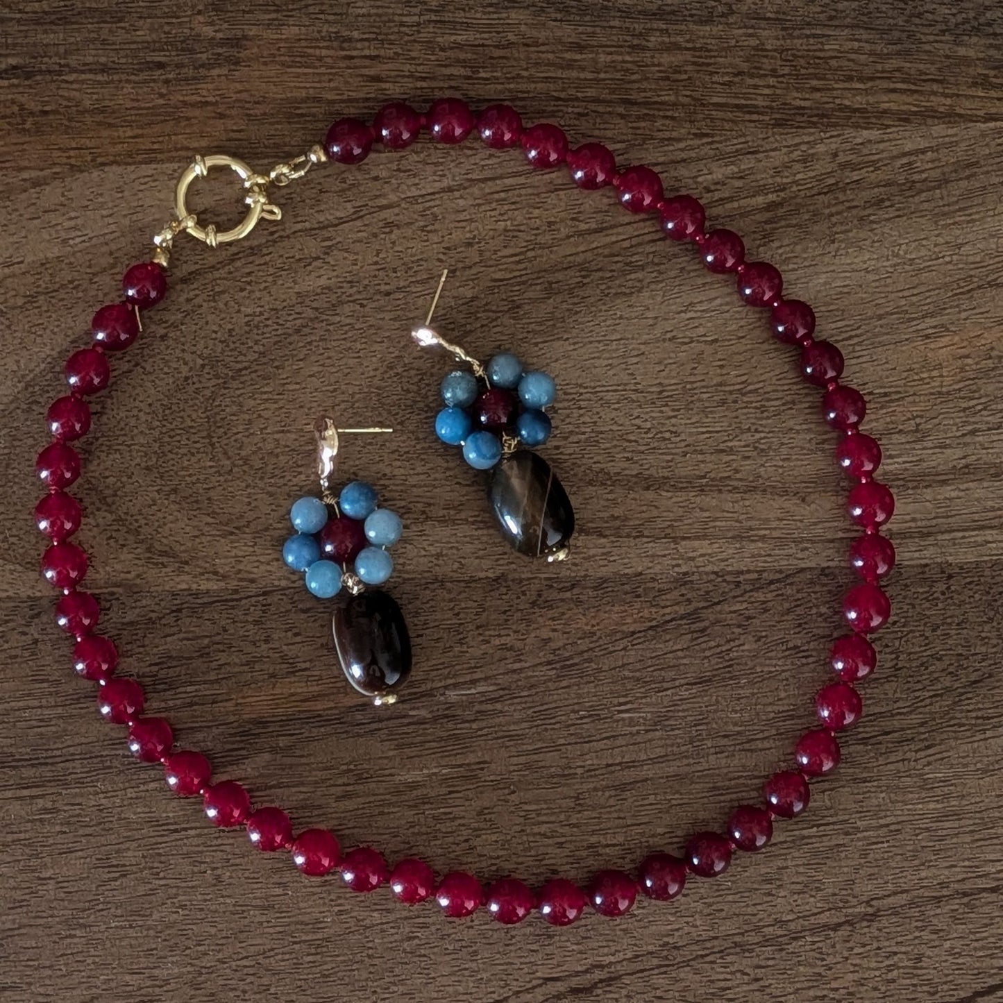 Gigi - Red Jade Necklace