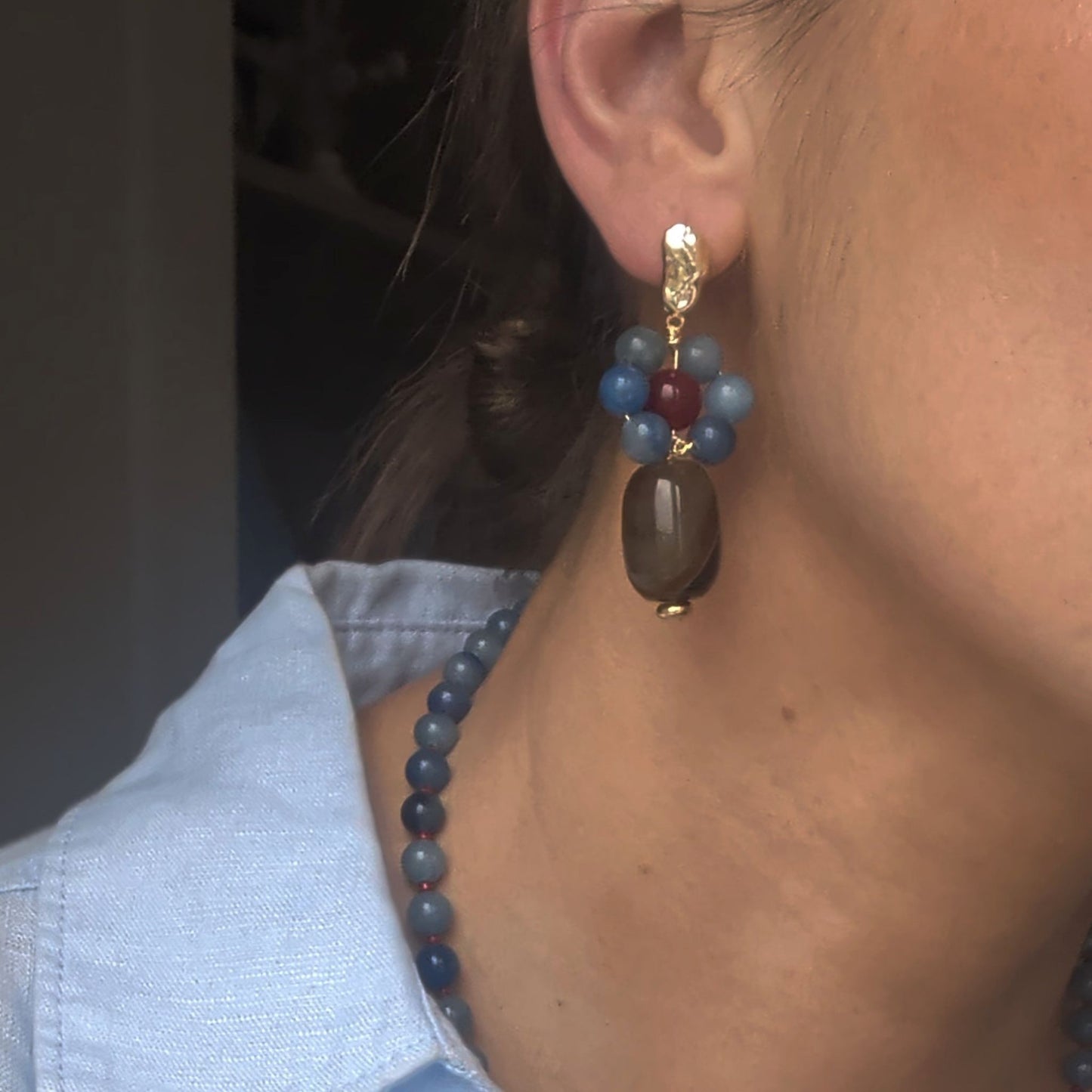 Meadow - Statement Floral Earring