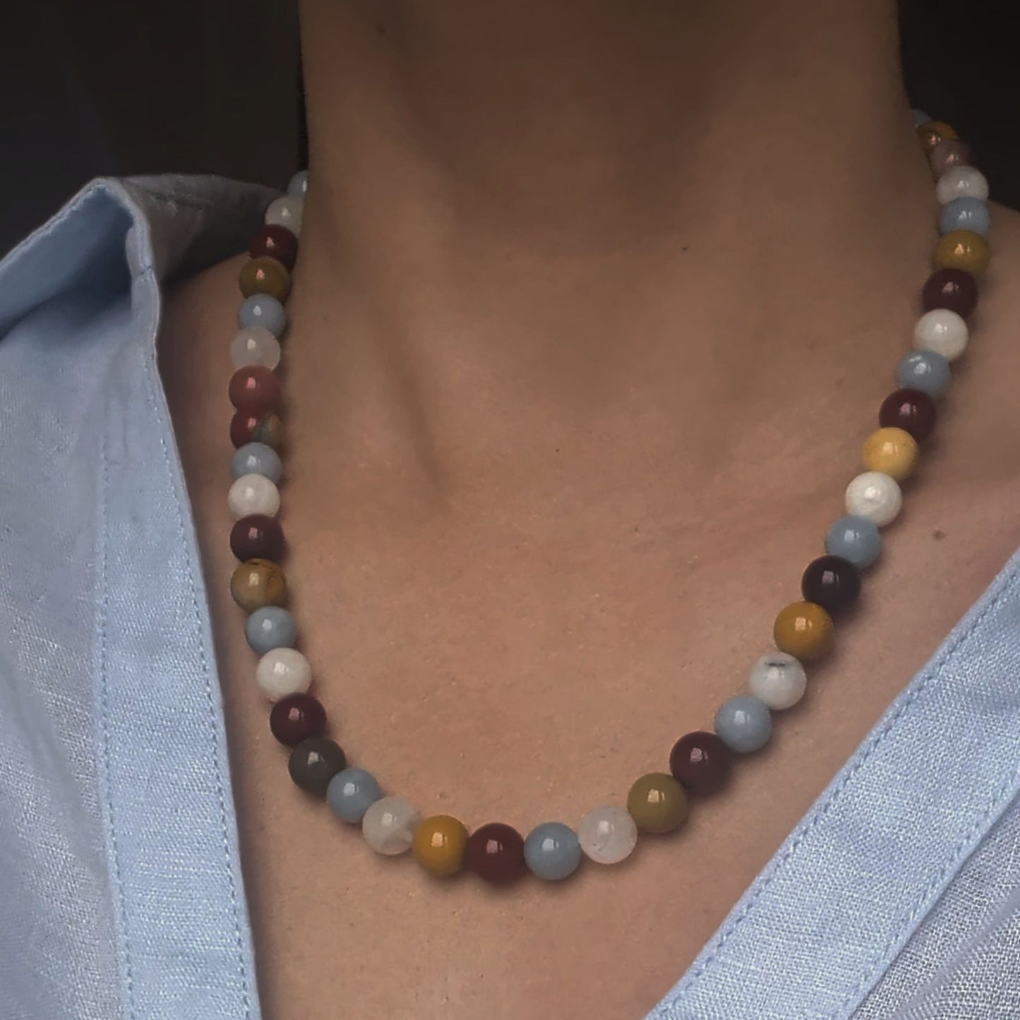 Selene - Natural Gemstone Necklace
