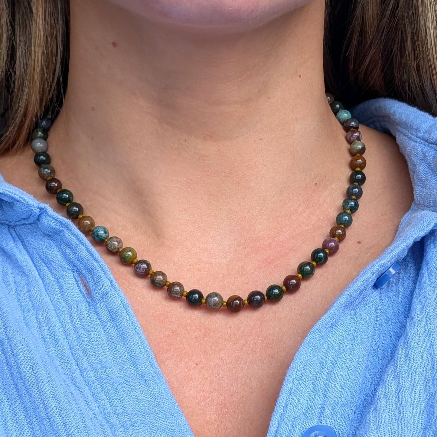 Hazel - Agate Necklace
