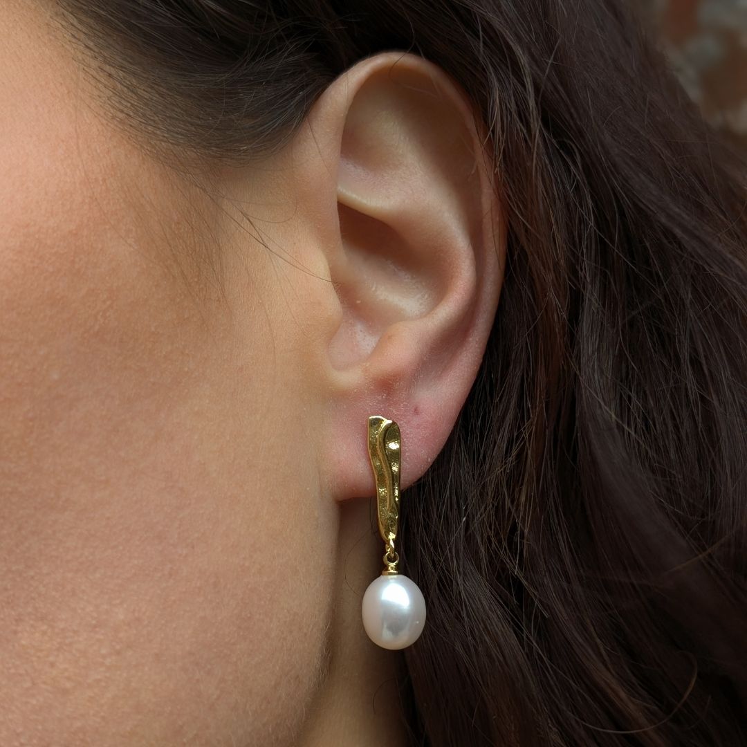 Estelle Pearl Drop Earrings