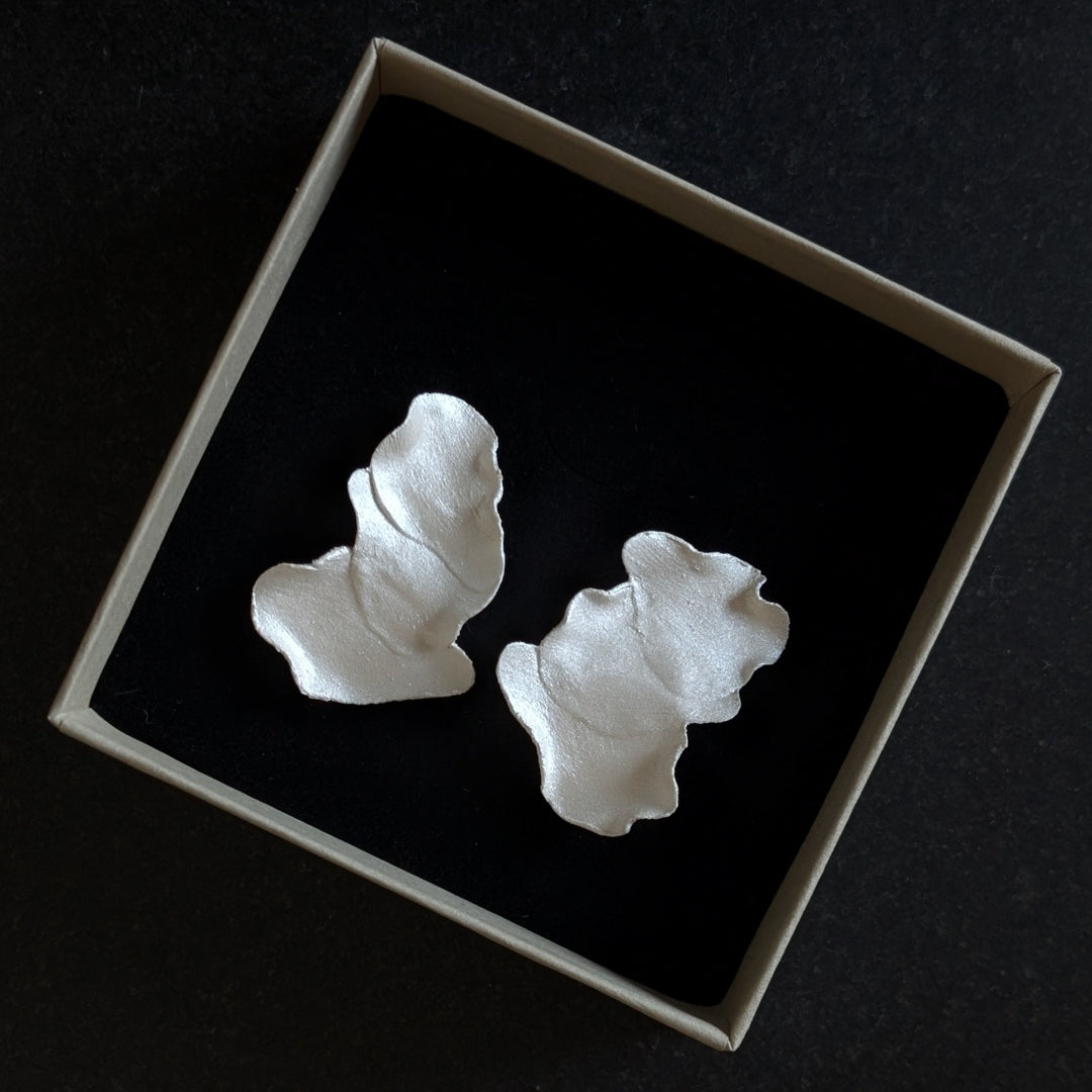 Calla Clay Petal Earrings