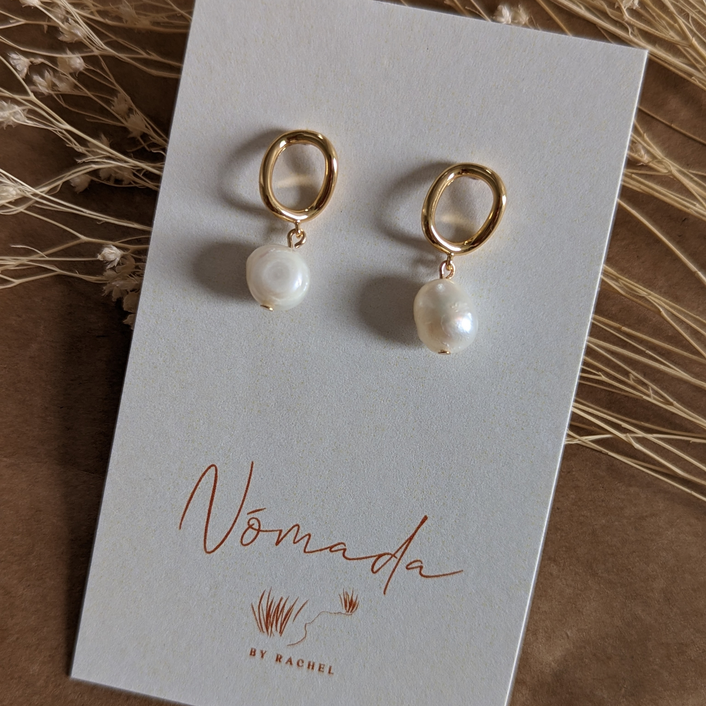 Elle - Pearl Drop Earrings