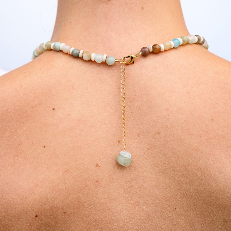 Oaklyn - Natural Amazonite Necklace