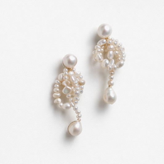 Elsie - Cluster Pearl Drop